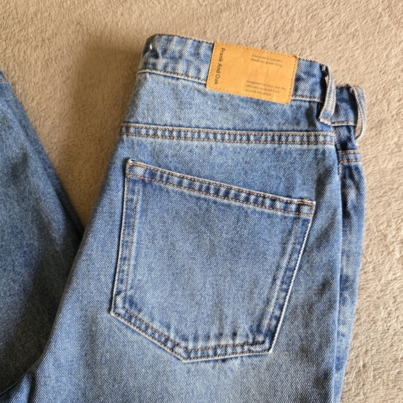 Frank And Oak Stevie Tapered Leg Cropped Jeans Size 27 - Picture 3 of 12